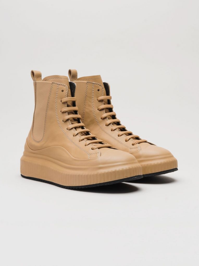 Officine Creative Nappa Leather Ankle Boots